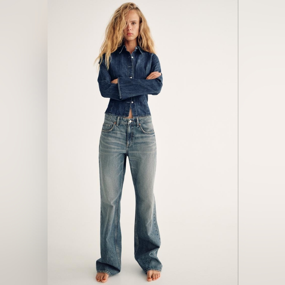 ZARA Wide Leg Jeans 2024 Size 6